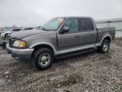 Salvage trucks for sale at Earlington, KY auction: 2002 Ford F150 Supercrew