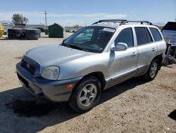 Salvage cars for sale at Tucson, AZ auction: 2003 Hyundai Santa FE GLS