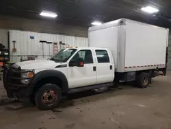 Salvage trucks for sale at Avon, MN auction: 2015 Ford F450 Super Duty