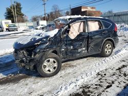 Salvage cars for sale at New Britain, CT auction: 2016 Honda CR-V LX