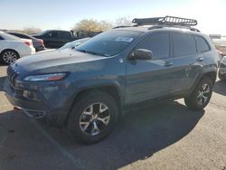 Jeep salvage cars for sale: 2015 Jeep Cherokee Trailhawk