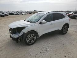 Salvage cars for sale at New Braunfels, TX auction: 2021 Ford Escape SEL