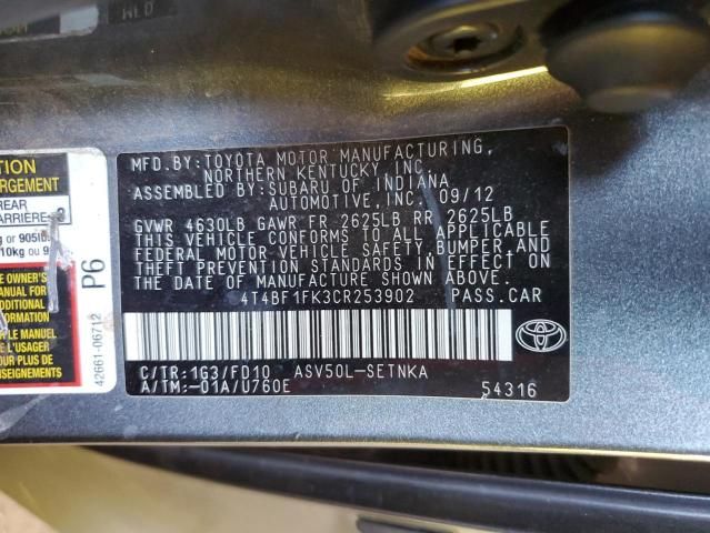 2012 Toyota Camry Base