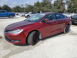 Salvage cars for sale at Ocala, FL auction: 2016 Chrysler 200 LX