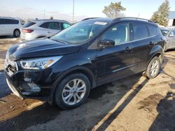 Salvage cars for sale at Woodhaven, MI auction: 2018 Ford Escape SEL