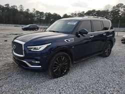 Salvage cars for sale at Ellenwood, GA auction: 2019 Infiniti QX80 Luxe