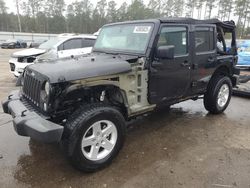 Salvage cars for sale at Harleyville, SC auction: 2016 Jeep Wrangler Unlimited Sport