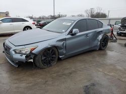 Salvage cars for sale at Wilmer, TX auction: 2015 Infiniti Q50 Base