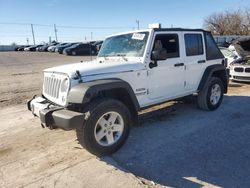 Salvage cars for sale at Oklahoma City, OK auction: 2016 Jeep Wrangler Unlimited Sport