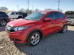 Salvage cars for sale at Columbus, OH auction: 2016 Honda HR-V EX