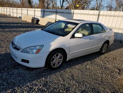 Honda salvage cars for sale: 2007 Honda Accord EX