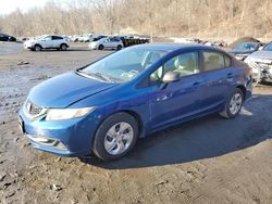 Salvage cars for sale at Marlboro, NY auction: 2013 Honda Civic LX