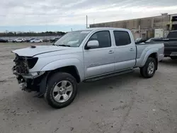 Salvage trucks for sale at Fredericksburg, VA auction: 2005 Toyota Tacoma Double Cab Long BED