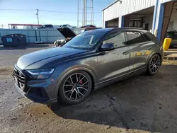 Salvage cars for sale at Chicago Heights, IL auction: 2019 Audi Q8 Premium Plus S-Line