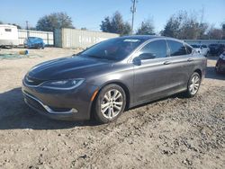 Salvage cars for sale at Midway, FL auction: 2015 Chrysler 200 Limited