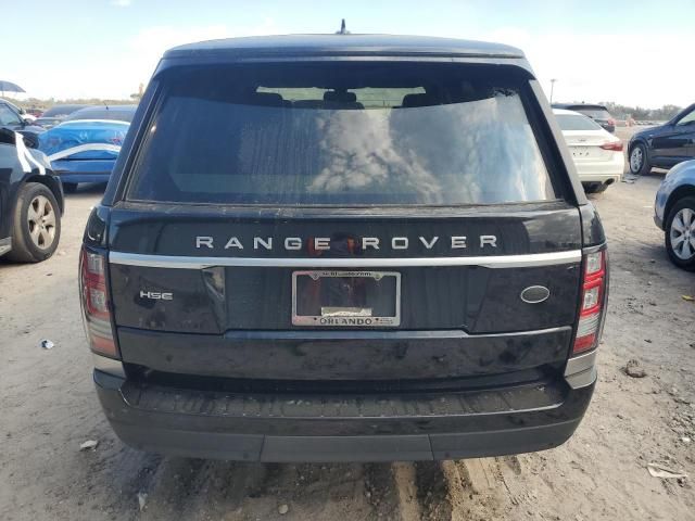 2016 Land Rover Range Rover HSE