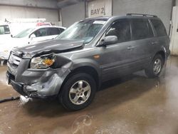 Salvage cars for sale at Elgin, IL auction: 2007 Honda Pilot EXL