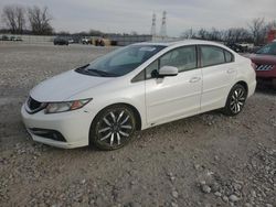 Salvage cars for sale at Barberton, OH auction: 2015 Honda Civic EXL