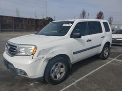 Salvage cars for sale at Wilmington, CA auction: 2014 Honda Pilot LX