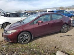 Salvage cars for sale at San Martin, CA auction: 2015 Honda Civic EX