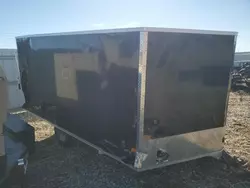 Salvage trucks for sale at Magna, UT auction: 2023 Alcom Enclosed Cargo Trailer