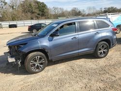 Salvage cars for sale at Theodore, AL auction: 2018 Toyota Highlander LE