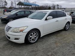 Salvage cars for sale at Spartanburg, SC auction: 2009 Hyundai Genesis 3.8L