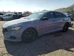 Salvage cars for sale at Colton, CA auction: 2021 Honda Accord Sport