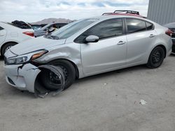 Salvage cars for sale at Las Vegas, NV auction: 2017 KIA Forte LX