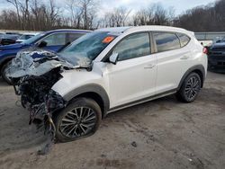 Salvage cars for sale at Ellwood City, PA auction: 2020 Hyundai Tucson Limited