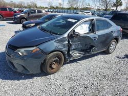 Salvage cars for sale at Riverview, FL auction: 2016 Toyota Corolla L