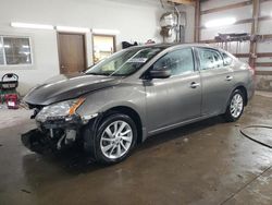 Salvage cars for sale at Pekin, IL auction: 2015 Nissan Sentra S