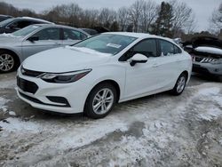 Salvage cars for sale at North Billerica, MA auction: 2017 Chevrolet Cruze LT