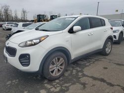 Salvage cars for sale at auction: 2017 KIA Sportage LX