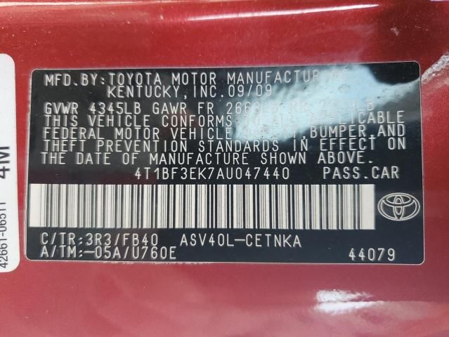 2010 Toyota Camry Base