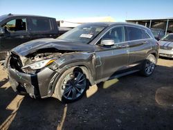 Salvage cars for sale at Brighton, CO auction: 2020 Infiniti QX50 Pure