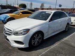 Salvage cars for sale at Wilmington, CA auction: 2015 Mercedes-Benz E 250 Bluetec