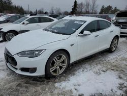 Salvage cars for sale at Bowmanville, ON auction: 2013 Tesla Model S