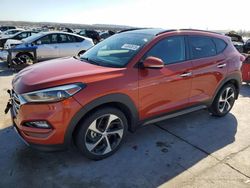 Salvage cars for sale at Grand Prairie, TX auction: 2016 Hyundai Tucson Limited