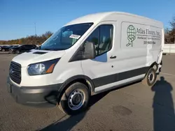 Salvage trucks for sale at Brookhaven, NY auction: 2019 Ford Transit T-150