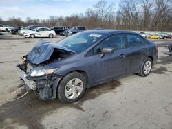 Salvage cars for sale at Ellwood City, PA auction: 2014 Honda Civic LX