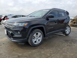 Salvage cars for sale at Wilmer, TX auction: 2022 Jeep Compass Latitude