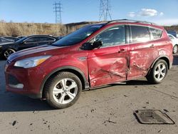 Salvage cars for sale at Littleton, CO auction: 2016 Ford Escape SE