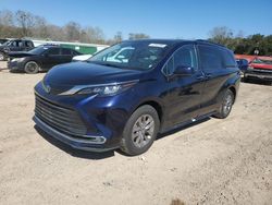 Salvage cars for sale at Theodore, AL auction: 2024 Toyota Sienna XLE