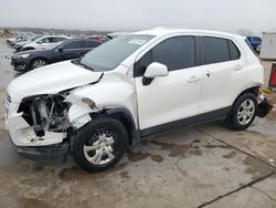 Salvage cars for sale at Grand Prairie, TX auction: 2015 Chevrolet Trax LS