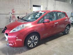 Salvage cars for sale at Blaine, MN auction: 2013 Nissan Leaf S