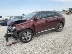 Salvage cars for sale at Temple, TX auction: 2014 Lexus RX 350