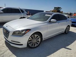 Salvage cars for sale at West Palm Beach, FL auction: 2017 Genesis G80 Base