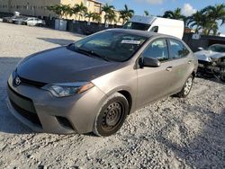 Toyota Corolla l Vehiculos salvage en venta: 2014 Toyota Corolla L