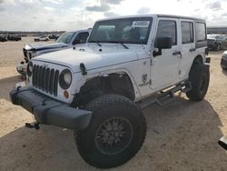 Salvage cars for sale from Copart San Antonio, TX: 2011 Jeep Wrangler Unlimited Sport